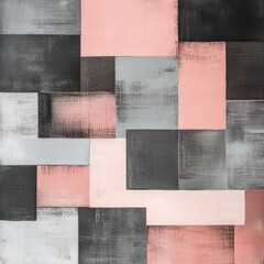 Abstract geometric pattern of colorful rectangular shapes