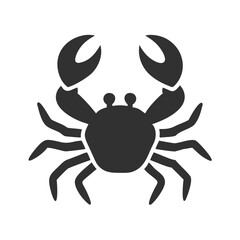 vector illustration of a crab