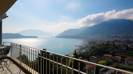 Obraz premium Breathtaking View from a Balcony