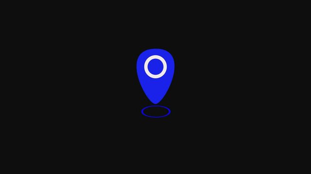 location marker, address search icon, location on map, blue pin, google map, map pin