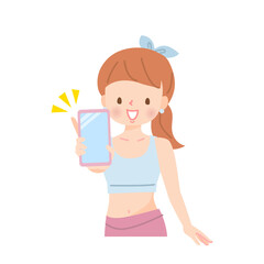 若い女性インストラクター