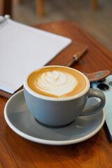 Macadamia latte, captured on April 24, 2025. A smooth blend of espresso and creamy macadamia milk, offering a nutty aroma and rich, velvety flavor