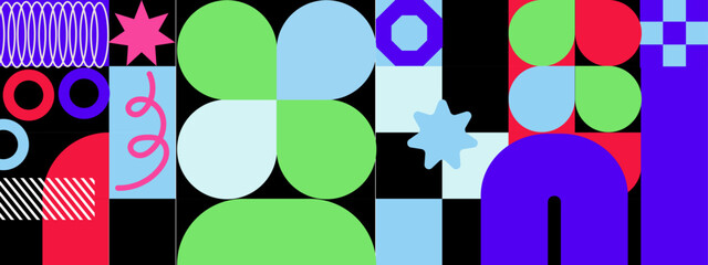 stylish colorful geometric abstract background design, for textiles, backgrounds, stationery, and packaging designs