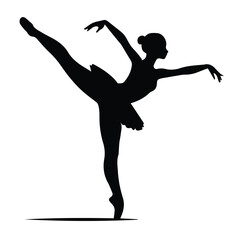 ballet dancer silhouette