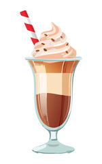 Chocolate Ice Cream Float