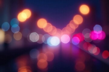 Soft blurred bokeh lights, ideal for website intro, intro, festive