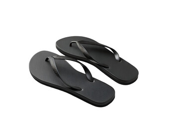 black flip flops