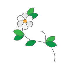 Obraz premium branch of a blossoming tree