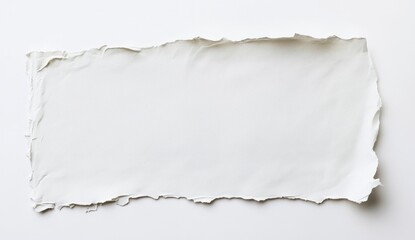 Ripped white paper, blank space, textured background, design element