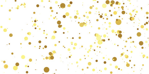 Luxurious Golden Glitter Dots and Sparkling Confetti Gently Cascading on a Transparent Background,  gold, luxury, isolated, light, background, white, vector, texture, bright, glow, modern