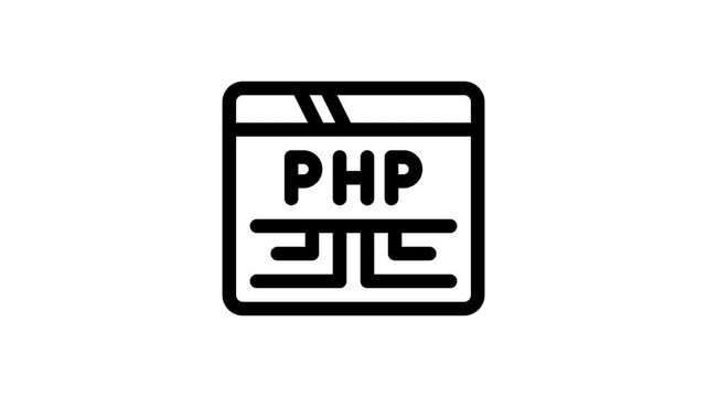 php animated icon