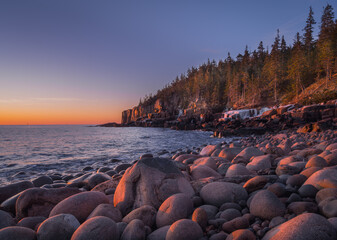sunrise over the sea