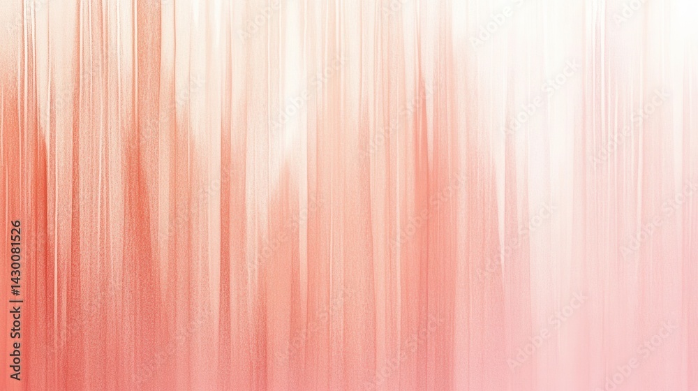 Poster minimalist gradient with pencil strokes and a subtle pastel coral palette for graphic design