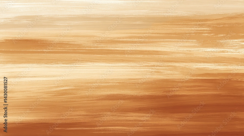 Poster Minimalist Pencil Strokes Gradient in Muted Amber Tones - Abstract Background Texture Design Element