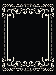 Ornamental Border Vector with Regal Elegance