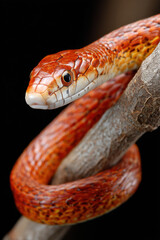 Fototapeta premium Snake or Red Rat Snake