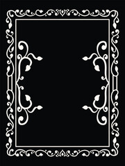 Decorative Scroll Border for Wedding Decor