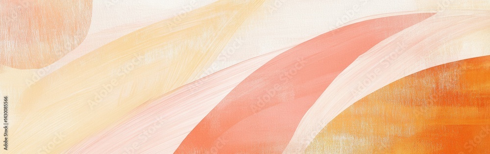 Leinwandbilder Abstract overlapping pencil strokes layers in pastel color palette creating a warm and textured background pattern for artistic use