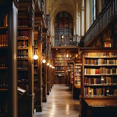 Exploring historic library architecture grand reading room interior design classic atmosphere captivating perspective