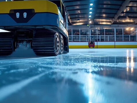 Ice Resurfacer with Rink Maintenance.