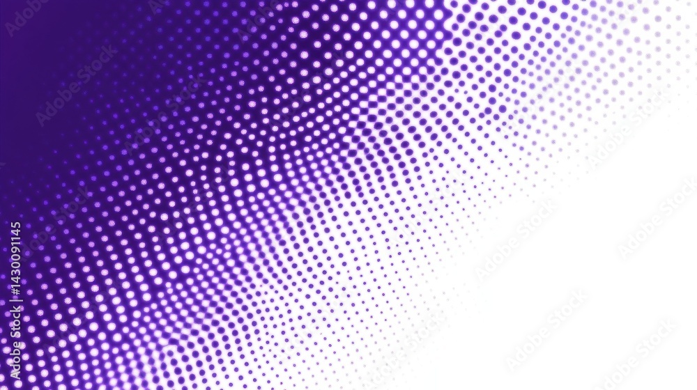 Poster Halftone Lavender Transition: Gradient Dot Pattern Background for Modern Design