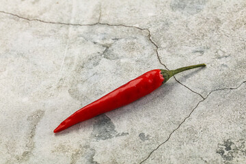 Spice ripe red chili pepper