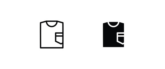 Sport t-shirt icon. Training sign. wear and tear, T-shirt human uniform vector icon, modern concept