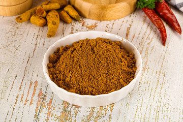 Indian cuisine - curry powder for culinary
