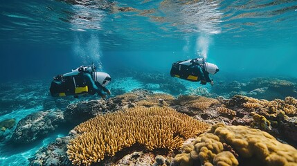 Underwater Exploration with Scooters
