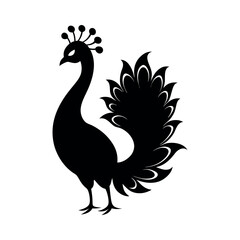 black vector silhouette frame