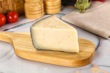 Sheep hard cheese Caprino Romano