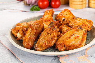 Grilled spicy chili chicken wings