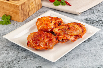 Baked marinated crispy chicken tighs