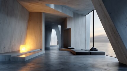 Modern Coastal Living Space