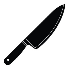 Santoku Knife Vector – Japanese Chef Blade Illustration for Cooking, Kitchen & Design Projects