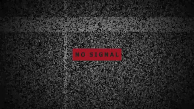 Static tv noise animation. old tv glitch screen animation background. TV screen caused glitch animation.