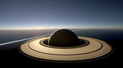 texture of a frozen moon with cracks and ice formations under the glow of distant stars and planets