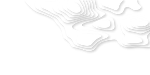 Abstract Luxury diamond creative topography map background vector natural shadow papercut web topography map spiral line. white light dynamic smooth 3d papercut texture background.