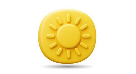 Yellow Sun Icon