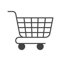 Cart icon vector image. Suitable for mobile apps, web apps and print media.