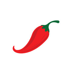 Hot red chili logo vector and symbol design