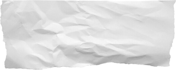 White crumpled ripped paper torn edges strips isolated on black background