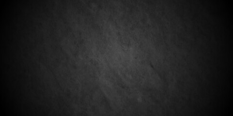 Dark Black background texture, old vintage charcoal black backdrop wall grunge design. Abstract black wall surface, black stucco texture. Black gray satin dark texture luxurious background.