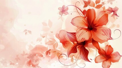 Naklejka premium Enter a Whimsical Garden of Delight with Cartoon - Cute Flower Background Pictures! These enchanting visuals blend the charm of blooming flowers with the irresistible appeal of cartoon - inspired cute