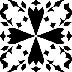 A collection of black leaf silhouettes of various shapes, including oval, heart-shaped, and jagged edges, all against a white background