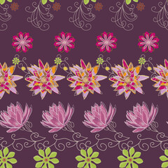 Bold floral  bring a fresh breeze to spring ,flowers spring up everywhere  lift your spirit to new levels., beauty from the Fathers hand.
