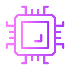 processor gradient icon