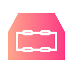 usb port gradient icon
