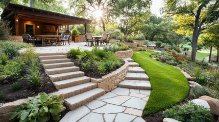 Stunning backyard landscaping design