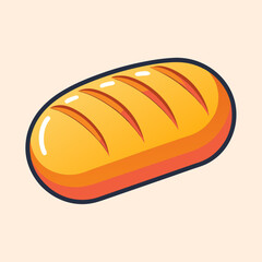 vector illustration of bread